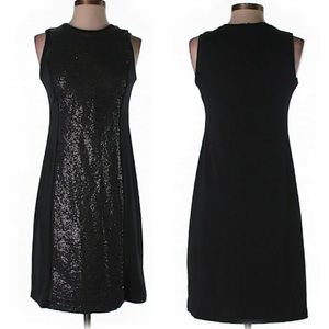Old Navy Sequin Sleeveless Cocktail Dress Black Sz XS